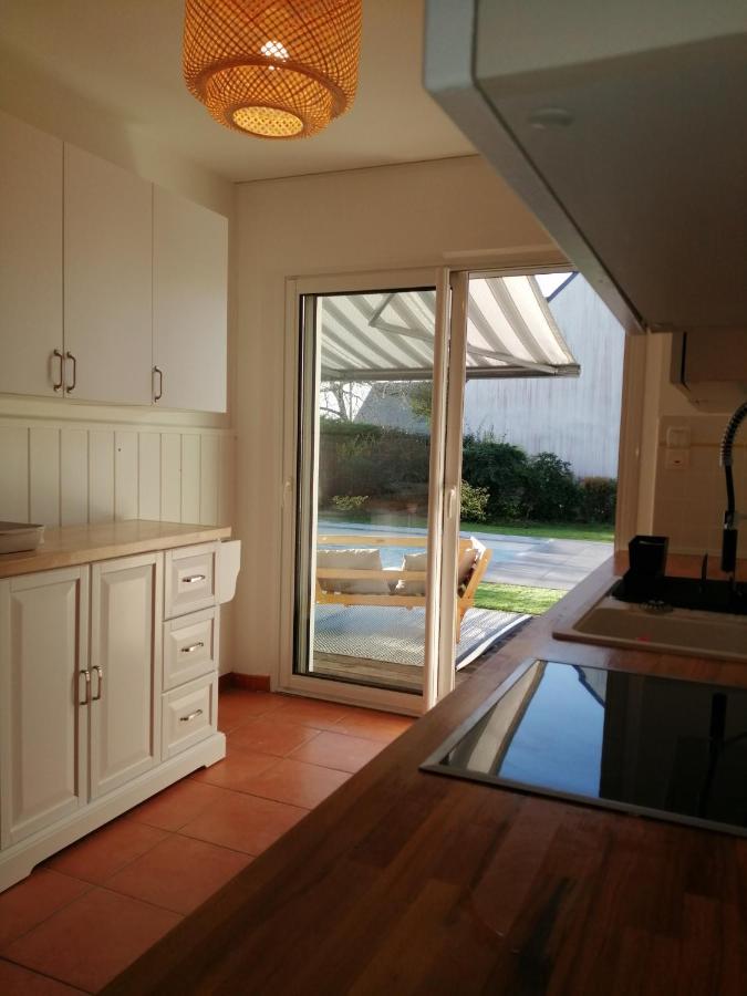 Villa bord de mer avec piscine et jacuzzi Pénestin Extérieur photo