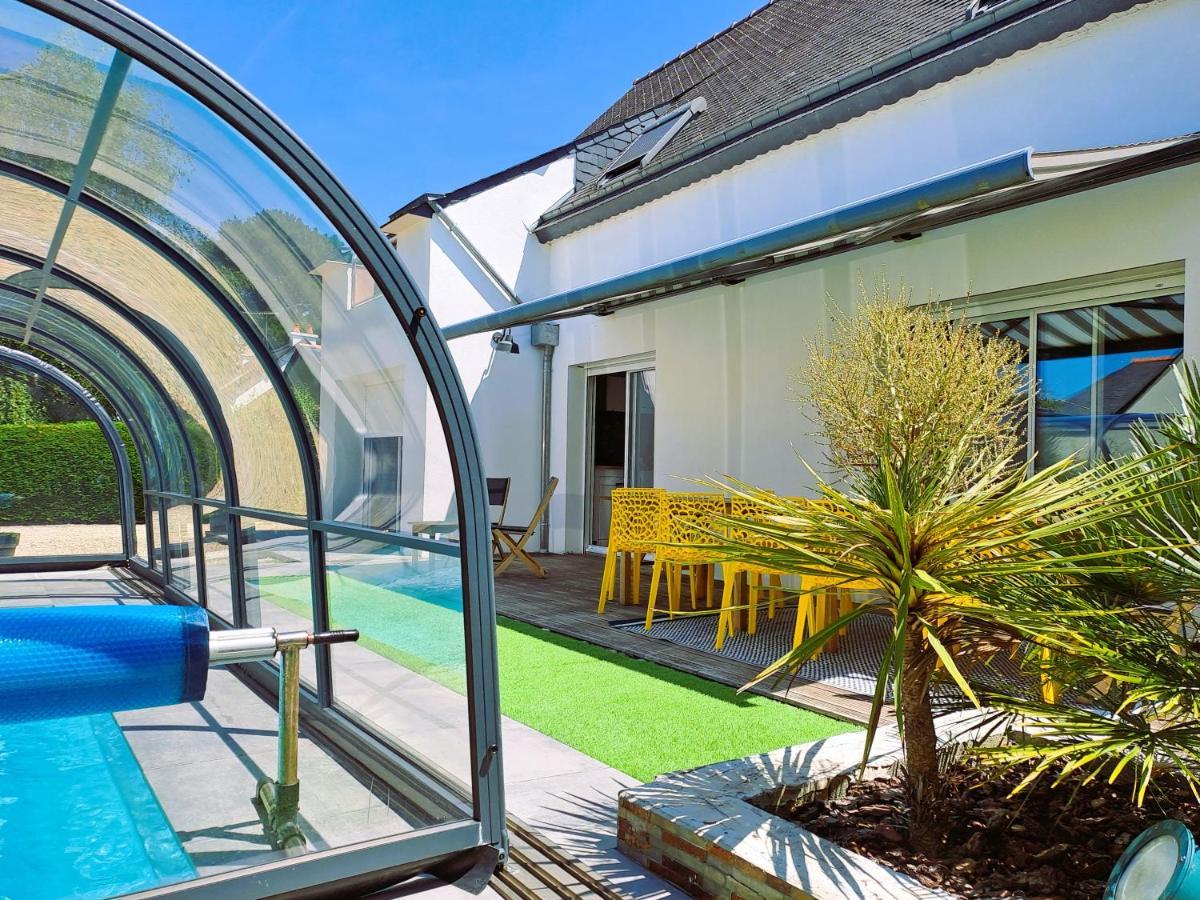 Villa bord de mer avec piscine et jacuzzi Pénestin Extérieur photo
